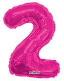 14" Number 2 Foil Balloon (4 Colors) ...