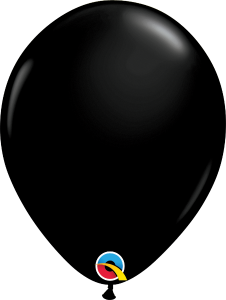 Onyx Black 11" Latex Balloon