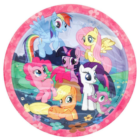 My Little Pony Friendship Dinner Plates, 8ct