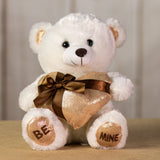 11" Heart of Gold Valentine Bears