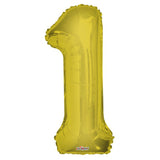 34" Gold Number 1 Foil Balloon