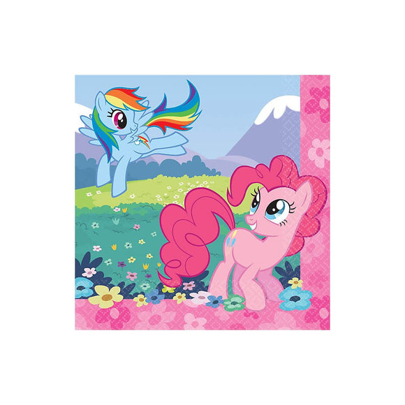 My Little Pony Friendship Beverage Napkins, 16ct