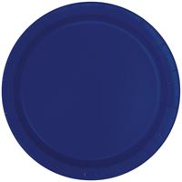 True Navy Blue Dessert Round Plates, 20ct