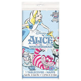 54" x 84" Disney Alice in Wonderland Rectangular Plastic Table Cover