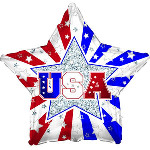 18" USA Stars & Stripes