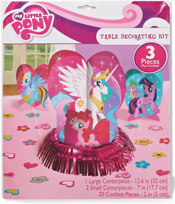 My Little Pony Table Decorating set , 3 pc Plus Confetti