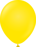 Standard Yellow 12" Latex Balloon