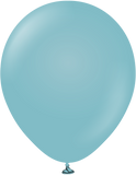 Retro Blue Glass 12" Latex Balloons