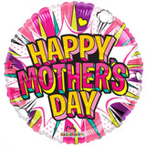 18" Happy Mother's Day Comic Foil Balloon