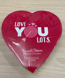 Russell Stover Assorted Chocolates "Love Ya Lots" Heart Boxes,(7pcs)*Pickup and Local Delivery Only*