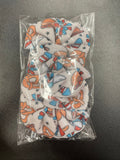 4th of July Mini Clip On Bows, 2ct