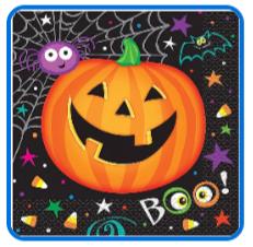 Halloween Pumpkin Pals Luncheon Napkins, 16 ct