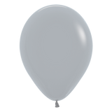Deluxe Gray 11" Latex Balloon