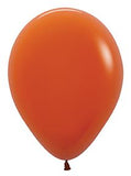 Deluxe Sunset Orange 11" Latex Balloon