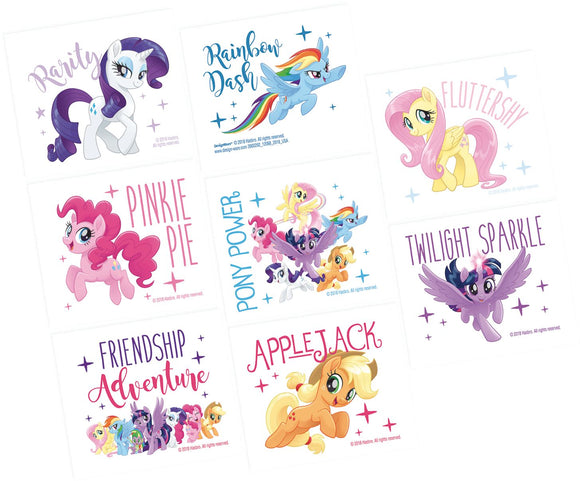 My Little Pony Temporary Tattoo Squares, 8pc