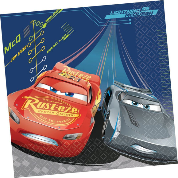 Cars 3 Luncheon Napkins, 16 ct