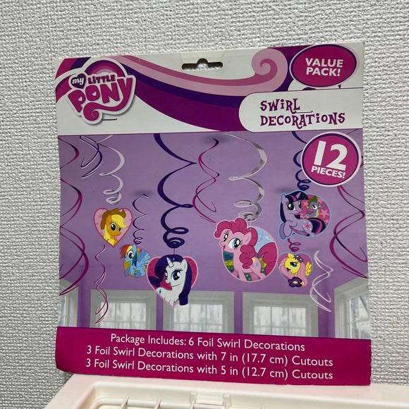 My Little Pony Swirl Decoration, 12pcs