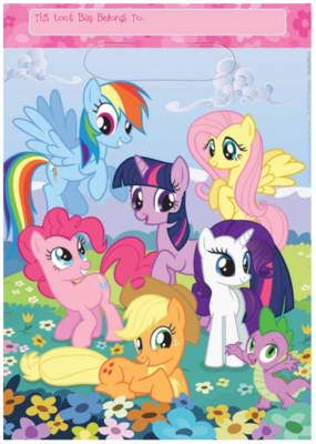 My Little Pony Loot Bags, 8pcs