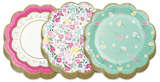 7" Floral Tea Party Assorted Dessert Plates, 8ct