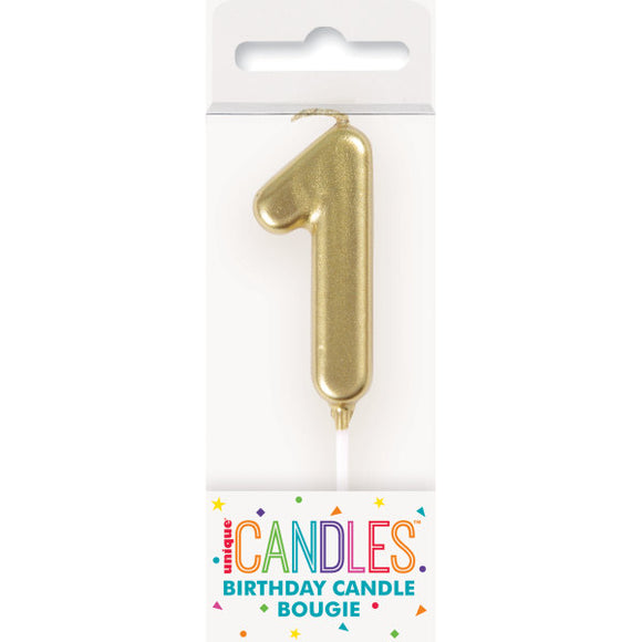 Number 1 Birthday Candle Bougie