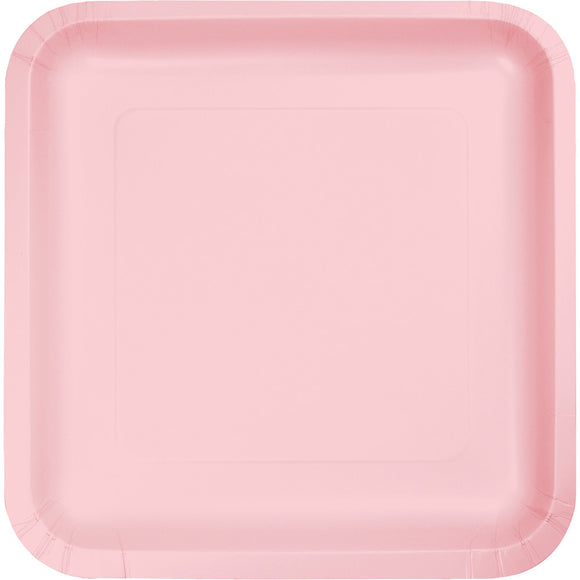 Pastel Pink Solid Square 7