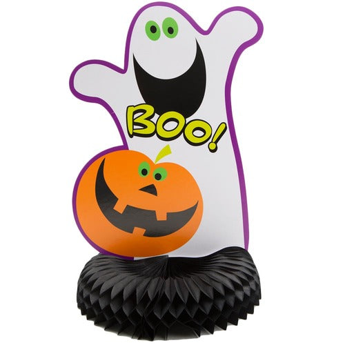 Pumpkin Boo Halloween Party Honeycomb Centerpiece Ghost