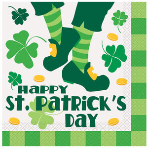 St. Patrick's Day Jig Luncheon Napkins, 16ct