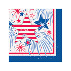 4th of July USA Fireworks Beverage Napkins, 16 ct.