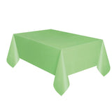 Green Rectangular Plastic Table Cover, 54" x 108" (Apple, Mint, Lime, Emerald, Forest),.,