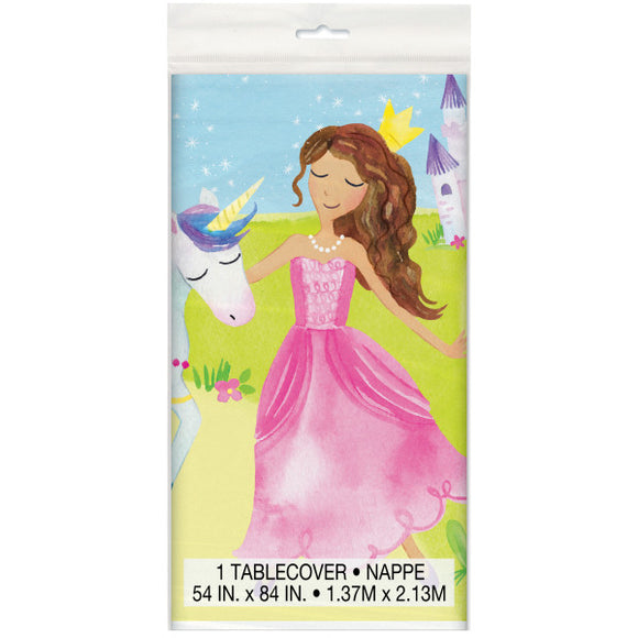 Magical Princess Rectangular Plastic Table Cover, 54