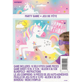 Unicorn Party Game for 16, Pin the Horn