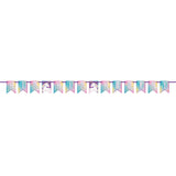Unicorn Party Pennant Banner, 7 ft