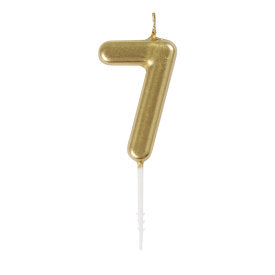 Number 7 Birthday Candle Bougie