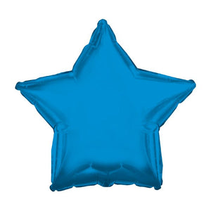 18" Blue Star Foil Balloon