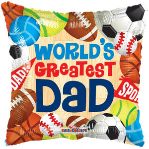 18" Dad's A Great Sport Foil Balloon