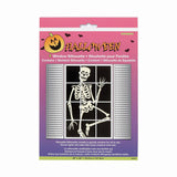 Skeleton Halloween Window Silhouette