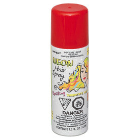 Red Neon Hair Spray, 4.5 fl oz,.,