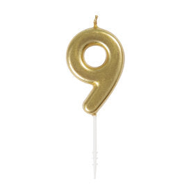 Number 9 Birthday Candle Bougie