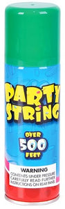 Party Silly String Green, 3oz ,.,