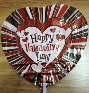 18" Happy Valentine's Day Heart Shaped Foil Balloon