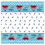 Shark Party Rectangular Plastic Table Cover, 54"x84"