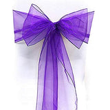 9"x10ft Organza Chair Bow (12 Colors)