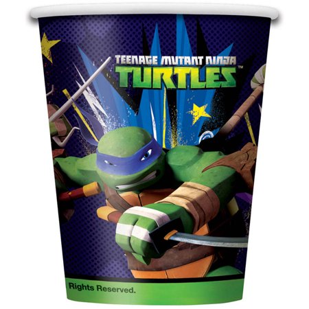 Teenage Mutant Ninja Turtles Paper Cups, 8pc