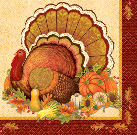 "Give Thanks" Thanksgiving Beverage Napkins, 16ct